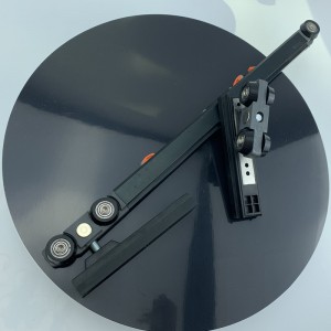 Hidraulikus puffer Két ajtó összekapcsolt keskeny keret kiegészítők design görgő