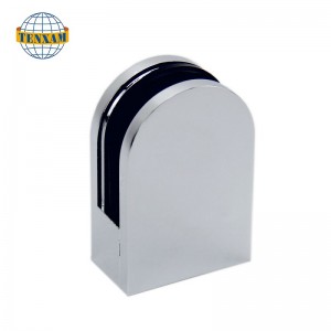 Forró értékesítés rozsdamentes acélból készült fürdőszobai üvegbilincs üveg kerítés hardver tartozékok üveg korlát bilincs